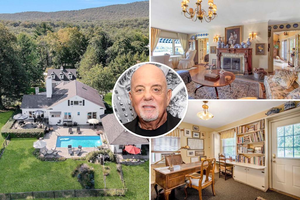 The historic Hudson Valley estate where Billy Joel composed “New York State of Mind” is asking $1.99 million