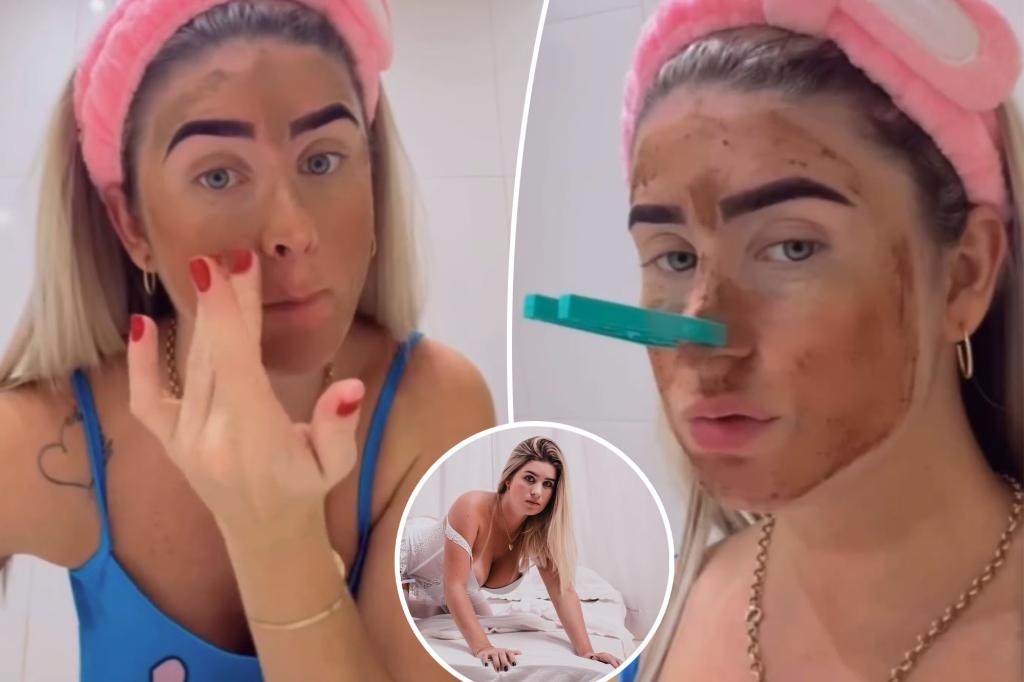 Influencer’s excrement face mask alerts doctors: ‘People are getting too extreme online’